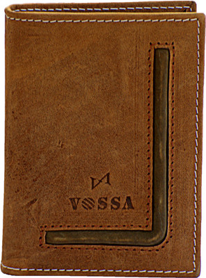 

Vossa Men Brown Genuine Leather Card Holder(24 Card Slots)
