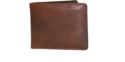 

ARK Men Brown Genuine Leather Wallet(5 Card Slots)