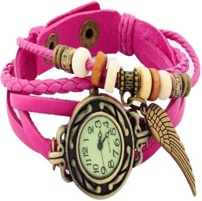 Animate Vintage Butterfly Pink Watch  - For Women   Watches  (Animate)