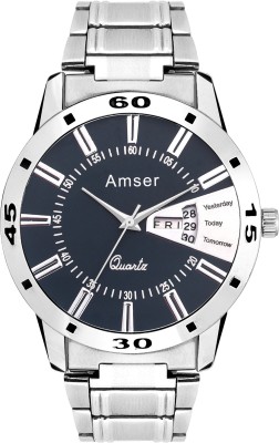 Amser Stylish With Day And Date Info Analog Watch  - For Men   Watches  (Amser)
