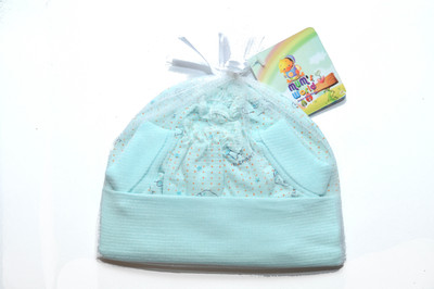 

MUM'S WORLD 3 PIECE BABY NET CAPSET(BLUE AND WHITE)
