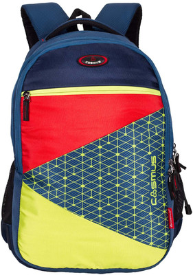 

Cosmus Colors Blue School Bag 40 L Backpack(Multicolor), Navy blue;yellow