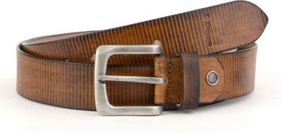 

In Touch Men Casual Tan Genuine Leather Belt, Brown