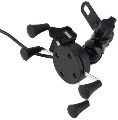 

AutoSun Bike Mobile Holder with USB Charger Bicycle Phone Holder