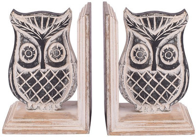 

Store Indya Wooden Book End(Brown)