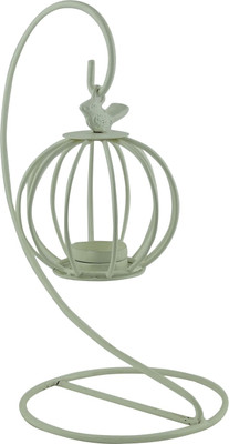 

Brahmz Bird Cage Iron 1 - Cup Tealight Holder Set(White, Pack of 1)