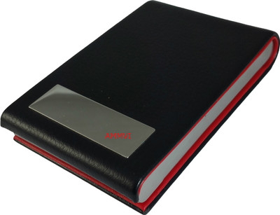 

Ammvi Creations 15 Card Holder(Set of 1, Black)