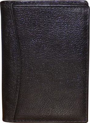 

Style 98 Men Black Genuine Leather Wrist Wallet(12 Card Slots)