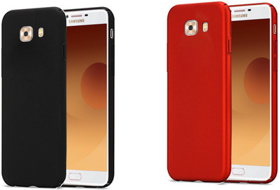 Spicesun Back Cover for Samsung Galaxy C9 Pro(Black, Red)
