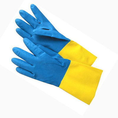 

Shahji Creation Reusable Rubber Latex Household Kitchen Non Slip Gloves, FREE Size - For Laundry, Dish-washing, Scrubbing Floors, Gardening etc Wet Disposable Glove Set(Extra Large Pack of 2)