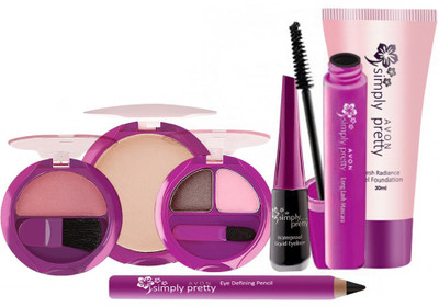 

Avon Anew Simply Pretty Full Face Makeup Combo Kit (7 pcs)(Set of 7)