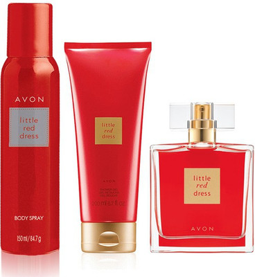 

Avon Anew Little Red Dress Combo (EDP + Deodorant + Skin Softener)(Set of 3)