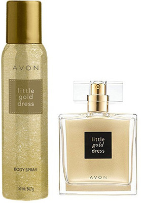 

Avon Anew Little Gold Dress Combo (EDP + Deodorant)(Set of 2)