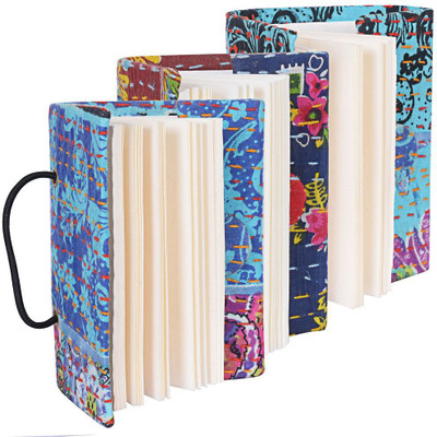 

Stylo Culture Pocket-size Journal(Handcrafted, Multicolor, Pack of 3)