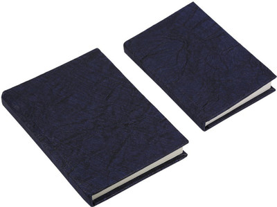 

Store Indya Regular Diary(Journal With Faux Glitter, Black, Pack of 2)