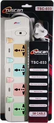 Tuscan TSC-033 5 Meter 6 A Three Pin Socket