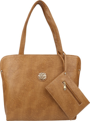 

Pink Rose Shoulder Bag(Brown)