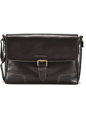 

Leather Zentrum Messenger Bag(Brown)
