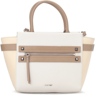 

Nine West Satchel(White, Beige), Beige;white