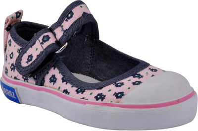 

Beanz Girls Velcro Sneakers(Pink, Baby pink::purple:: wht
