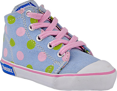 

Beanz Girls Lace Sneakers(Light Blue, Lt. blue::floral ::wht