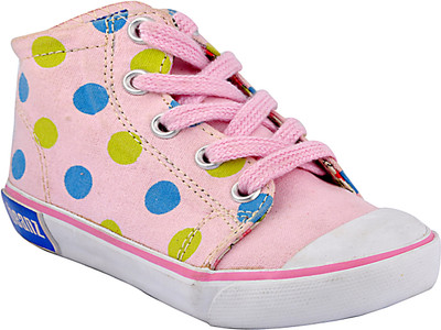 

Beanz Girls Lace Sneakers(Pink, Baby pink::wht