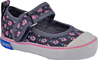 

Beanz Girls Velcro Sneakers(Blue, Dk. navy::wht