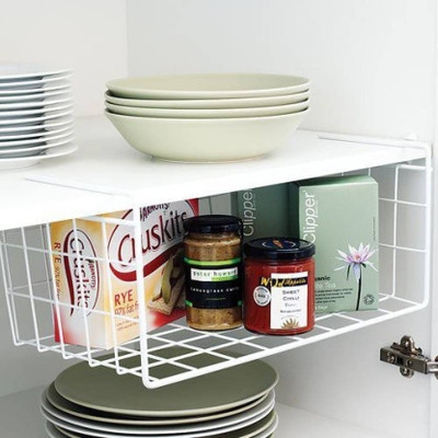 

Howards Undershelf Basket Steel Kitchen Rack(White)