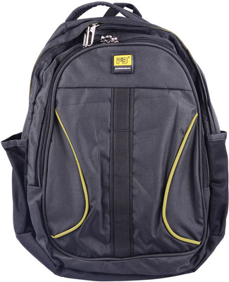 

FB Fashion 15.6 inch Laptop Backpack(Black, Yellow)