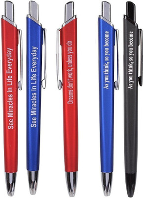 

The Values Store Positive Quotes Ball Pen(Pack of 5)
