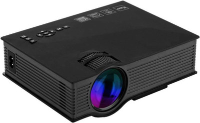 

Brand New UC46 1200 lm LED Corded Portable Projector(Black)