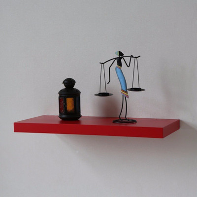 

Onlineshoppee Flotante 24 Inches MDF Wall Shelf(Number of Shelves - 1, Red)