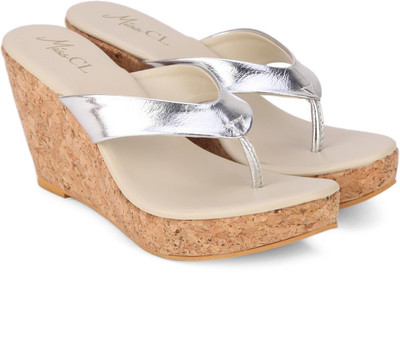 

Miss CL By Carlton London Women SILVER Wedges