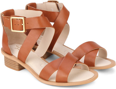 

Clarks Women Tan Leather Heels