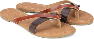 

People Women TAN/BLACK Flats