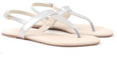

Miss CL By Carlton London Women SILVER Flats