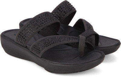 

Clarks Women Black Synthetic Flats