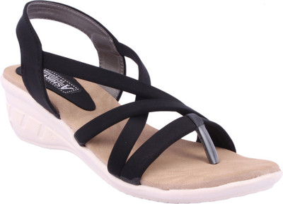 

ASHIRWAD Women BLACK Sandals