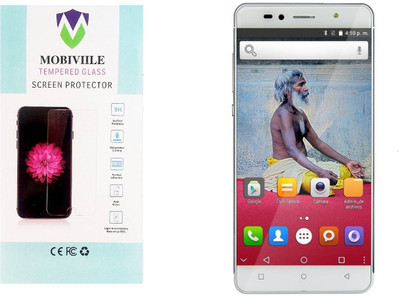 MOBIVIILE Tempered Glass Guard for Intex Aqua Shine 4G(Pack of 1)