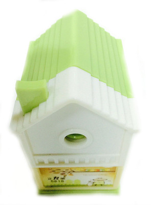 Shrih Cute Green House Shaped Automatic Pencil Sharpener(Green)