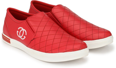 

Ruggero GG Slip Casuals For Men(Red