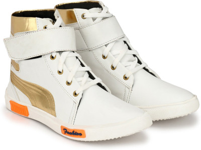 

Ruggero PM Ankle Casuals For Men(White