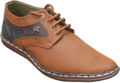 

xtepe Lace Up For Men(Brown