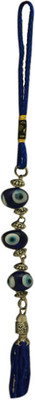 

DivyaMantra Car Decoration Rear View Mirror Hanging Accessories Evil Eye Amulet Decorative Showpiece - 22 cm(Plastic, Yellow)