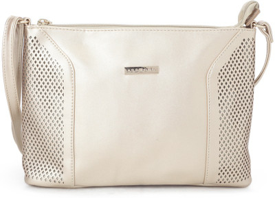 Addons Women Casual Gold PU Sling Bag