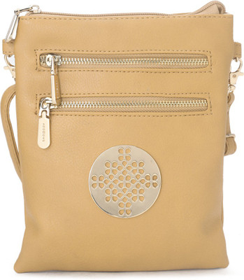 

Addons Women Casual Tan PU Sling Bag