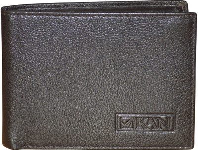 

Kan Boys Black Genuine Leather Wrist Wallet(9 Card Slots)