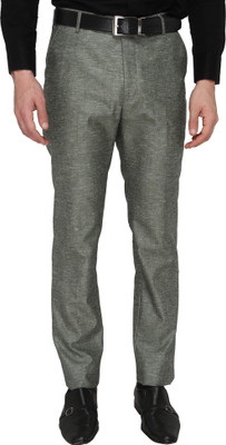 ZIDO Slim Fit Men Brown Trousers ZIDO Slim Fit Men Brown Trousers