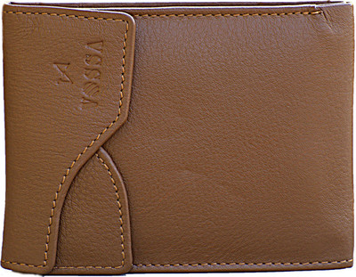 

Vossa Men Brown Genuine Leather Wallet(9 Card Slots)