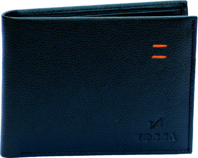 

Vossa Men Black Genuine Leather Wallet(5 Card Slots)